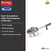 Prestige 13cm/550ml Tri-Ply Stainless Steel Splendor Tadka Pan Prestige 13cm/550ml Tri-Ply Stainless Steel Splendor Tadka Pan