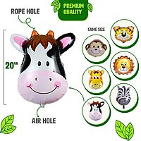 Just Party Jungle Themed Birthday Decoration Set - 66 Piece Just Party Jungle Themed Birthday Decoration Set - 66 Piece