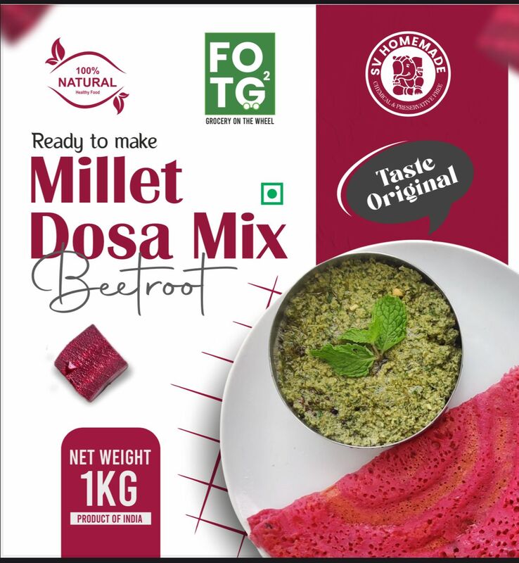 Millet Beetroot Dosa Mix 1 Kg