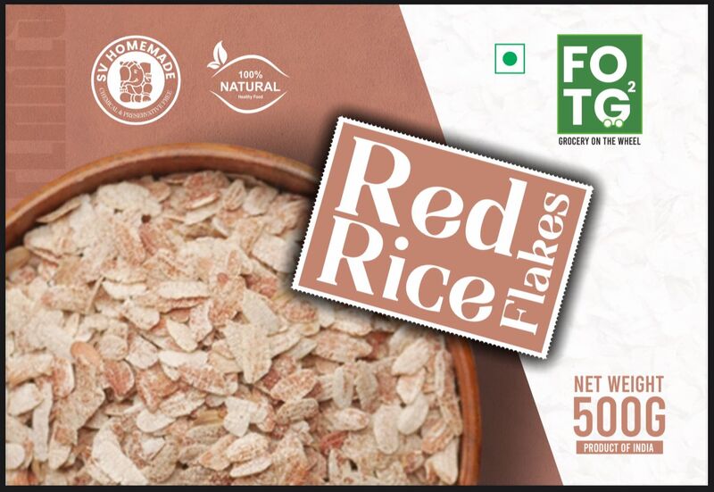 Red Rice Flakes 500 gm