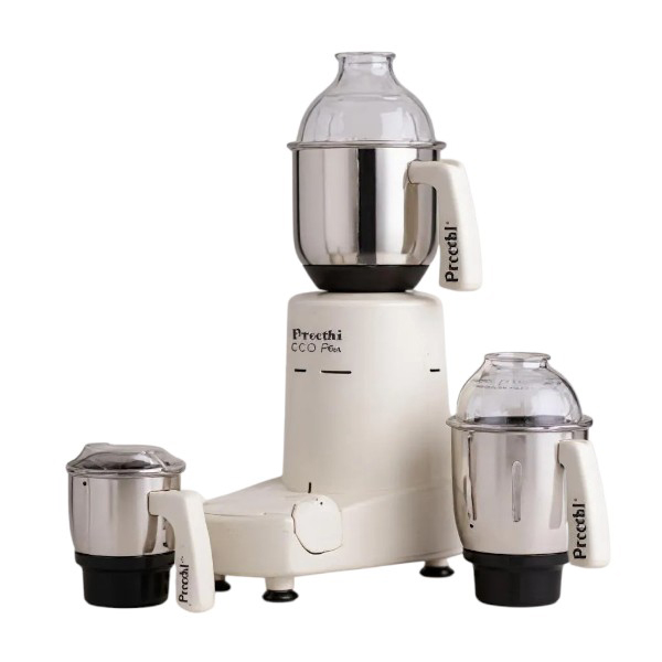 Preethi Eco Plus Mixer Grinder 110V with 3 Jars (Only for US & Canada)