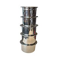 Vessel with Lid 5 PCS